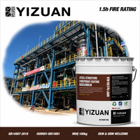 Revêtement liquide alkyde intumescent à base de solvant industriel pour la protection incendie des structures en acier, pulvérisation mate pour la marque YIZUAN