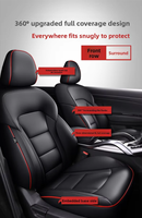 Ensemble complet d'accessoires sur mesure pour Mazda 3 CX5 6 CX4 5 places, housses de siège de voiture en cuir, housse de coussin de véhicule