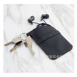 เคสใส่หูฟังหนังแบบสั่งทำพิเศษ, ที่เก็บกุญแจระดับไฮเอนด์, กระเป๋าเก็บของอเนกประสงค์สำหรับเป็นของขวัญ - Product Image 1