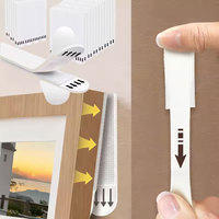 Bandes adhésives murales en acrylique pour photos, simple face, sans dommages, sans clous, pour chambre d'enfant, appartement, dortoir, location, décoration