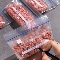 Dyt Groothandel Custom Pint Quart Gallon Pe Antibacteriële Vriezer Ziplock Zakken Voor Groentevlees Snackverpakkingen
