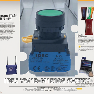 Idec YW1B-M1E10G ban đầu 1NC kết hợp push button chuyển mới và nhự<span class=keywords><strong>a</strong></span> IP65 mức độ Cấu trúc điện tử - Product Image 2