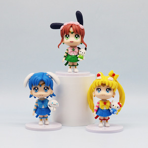 Figurines d'<span class=keywords><strong>action</strong></span> 3D, jouets de dessin animé adorables, ornements, ensembles de figurines d'<span class=keywords><strong>action</strong></span>, accessoires de décoration de voiture, de <span class=keywords><strong>bureau</strong></span> et de table, vente en gros - Product Image 3