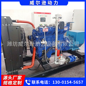 Grupo electrógeno de biogás y gas natural Weifang de 50KW industrial para hoteles y hospitales - Product Image 2
