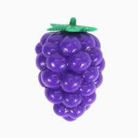 Jouet anti-stress à presser, imitant un fruit de la vigne, boule artisanale en TPR souple, vente en gros pour fabricants, DIY