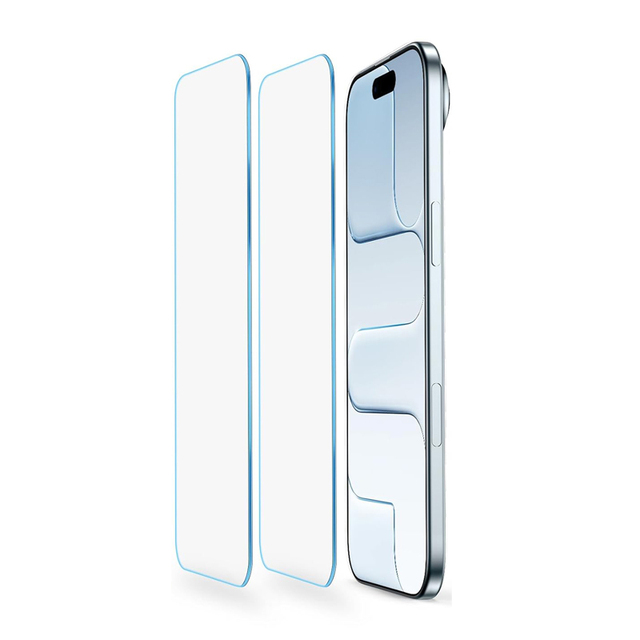 1 2 3 Pack for iPhone 17 16 15 14 Pro Max Easy Installation with Dust Removal HD Clear Tempered Glass Screen Protector