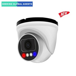 Caméra IP dôme tourelle à objectif fixe avec imagerie haute qualité, résolution 4MP, 6MP, 8MP, lumière stroboscopique AcuSense 8 MP et avertissement sonore - Product Image 1