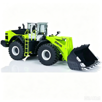 JDM 198 10CH RC Caricatore Idraulico su Ruote in Metallo, Veicolo da Costruzione Telecomandato, Modello Controllato da App, Giocattolo per Adulti