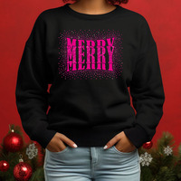Stocké Joyeux Lettres Fer sur Épars Lâche Pierre Strass Motif Designs pour Hoodies Chemises et Vêtements