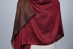 Elegant Reversible Zari Stole for Women Soft Dual Tone Designer <b>Shawl</b> <b>Wrap</b> Lightweight Luxury Fashion Accessory for Daily - Product Image 6
