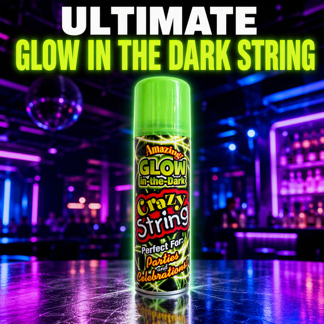 Bulk Wholesale Neon Glow Crazy String with Eco Friendly Non Toxic Formula, Fluorescent Celebration Party Streamer for Event
