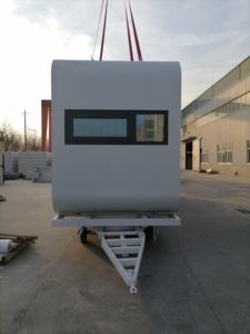 Système de maison intelligente de 40 pieds Maisons préfabriquées entièrement automatiques Maison conteneur de luxe moderne sur roues Remorque - Product Image 5