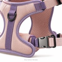 Nylon-Hundegeschirr mit Schnellverschluss Verstellbares Haustiergeschirr Robuster Metall-D-Ring für Kleine Mittlere und Große Hunde