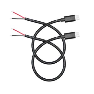 Cavo di alimentazione USB da C a <span class=keywords><strong>2</strong></span> Pin cavo aperto da 11 pollici, 20AWG 5V/5A USB tipo C - Product Image 1