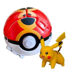 Nuovo stile Flip <span class=keywords><strong>Pet</strong></span> che esplode 7cm a forma di palla a Pokemoned Psyduck Pika Charmander Bulbasaur Action Figure con Pokes Ball - Product Image 3
