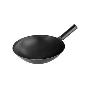 Grand <span class=keywords><strong>wok</strong></span> commercial en fer noir robuste - Product Image 6
