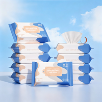 20 lingettes jetables portables pour le visage et les mains, douces et nettoyantes, mini-paquet de voyage pour bébés et usage sanitaire extérieur