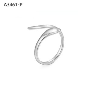Anillo de moda Amy Amy A3461 de acero inoxidable, diseño moderno para mujer, uso diario, regalo, joyería - Product Image 1