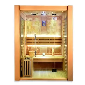 Sauna de luxo seca e molhada, sauna, cabine de banho, sauna doméstica