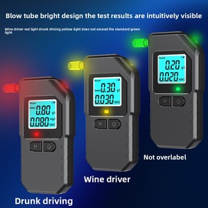 Bafômetro Portátil de Alta Precisão: Novo Dispositivo Veicular para Teste de Álcool no Hálito para Detecção de Dirigir Embriagado (Alcootests) - Product Image 2