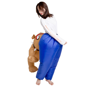 <span class=keywords><strong>Costume</strong></span> de morsure de petit chien personnalisé <span class=keywords><strong>Costume</strong></span> <span class=keywords><strong>gonflable</strong></span> en PVC pour adultes <span class=keywords><strong>Costume</strong></span> <span class=keywords><strong>gonflable</strong></span> bon marché d'animal en latex double couche pour la fête - Product Image 3