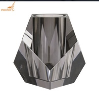 Jingpujang — Vase de luxe en cristal K9, Vase à fleurs à facettes coloré, décoration de Table, usine directe