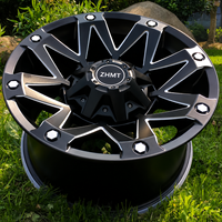 Rines Todoterreno Forjados a Medida de 17-24 Pulgadas con Acabado Mecanizado para Ford F-150, Silverado, RAM, Jeep, Land Cruiser 6x135 6x139.7 5x127