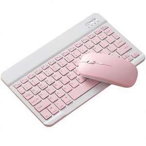 Ensemble <span class=keywords><strong>clavier</strong></span> et <span class=keywords><strong>souris</strong></span> sans fil rechargeable infrarouge, design ergonomique pour tablette, téléphone portable Android, portable - Product Image 3