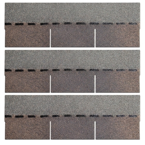 Tuiles de toiture en bitume monocouche à 3 languettes, résistantes aux intempéries, avec une belle apparence, fournies directement par l'usine - Product Image 2