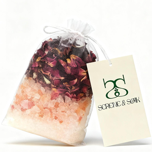 S&Soak Sachet <span class=keywords><strong>de</strong></span> <span class=keywords><strong>bain</strong></span> floral à la pivoine et au <span class=keywords><strong>sel</strong></span> marin naturel, thé <span class=keywords><strong>de</strong></span> <span class=keywords><strong>bain</strong></span> pour spa avec fonction nettoyante - Product Image 2