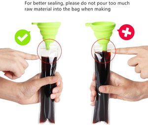 Kemasan Plastik Transparan Segel Panas untuk Es Loli Beku, Pembungkus Es Krim DIY - Product Image 2