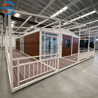 Maisons préfabriquées modulaires de luxe WinFair, 3 pièces, pour bungalow en bord de mer / villa de luxe / éco-lodge