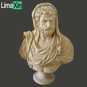Villa decorativa italiano marmo scultura di pietra naturale del busto bianco statua di marmo <span class=keywords><strong>romano</strong></span> - Product Image 6