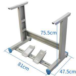 Support de table industriel avec pied pédale à pétale pour toutes tailles de machines à coudre plates – Meilleures ventes – Mécanisme d'alimentation manuel - Product Image 6