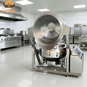 Olla <span class=keywords><strong>de</strong></span> blanqueo <span class=keywords><strong>de</strong></span> 200-600L con cesta <span class=keywords><strong>de</strong></span> elevación automática y tapa automática para carne, mariscos y verduras - Product Image 5