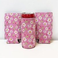 Support isotherme en néoprène vierge pour canette de bière, personnalisable par sublimation, pour pique-nique et fêtes en extérieur, vente en gros