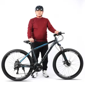 Suspensão dupla para esportes de bicicleta, suspensão para bike de estrada e de montanha, ciclo de 26 polegadas, 3*10, velocidade bicicleta 27.5 velo vtt