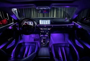 Luz LED para Portavasos con Control MMI de 64 Colores, 12V, OEM, para <span class=keywords><strong>Audi</strong></span> A4 A5 B9 8W2 8WC 2017-2024, Kit de Actualización - Product Image 3