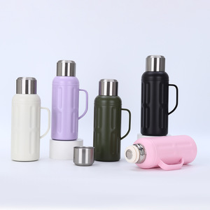 Stainless Steel Water <b>Bottle</b> With Handle 316L Vacuum Insulated Travel <b>Flask</b> For Outdoor Sports And Office Use - Product Image 1
