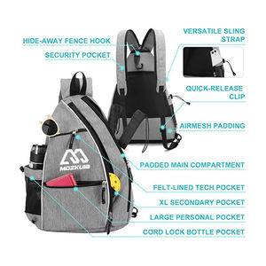 กระเป๋ากีฬากระเป๋าไม้พายลูกพิคเกิลบอลทนทานกระเป๋าไม้เทนนิสแพดเดิลกระเป๋าเป้สะพายหลังสำหรับเล่นเทนนิส - Product Image 6