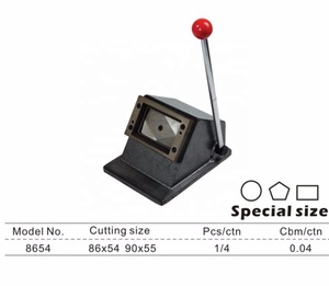 Mesin Pemotong Kertas Guillotine Mini Baja HAPPY Manual Die Cutting Profesional untuk Kartu Nama 85 12 Lembar - Product Image 2