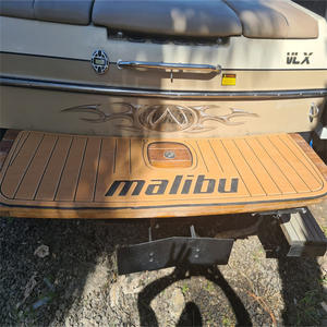 Plateforme de bain Malibu TXI 2012, yacht, revêtement de sol en teck EVA durable et contemporain, installation facile par clic pour une utilisation en extérieur, best-seller sur eBay - Product Image 1