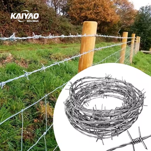 Giảm giá giới hạn thời gian trên hàng rào dây thép gai cường độ cao để bảo vệ chống leo trèo của các tòa nhà và trang trại. - Product Image 5