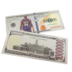 Nuova Banconota Commemorativa in Foglio d'Argento da Un Milione di Dollari di <span class=keywords><strong>Kobe</strong></span> <span class=keywords><strong>Bryant</strong></span> - Product Image 5