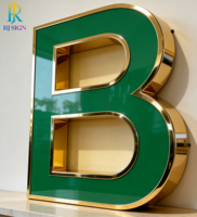 Lettres néon 3D personnalisées en acrylique, enseignes lumineuses pour la publicité en vitrine, enseignes de nom de magasin, décorations commerciales