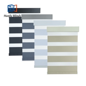 Stores zébrés <span class=keywords><strong>Shangrila</strong></span>, stores manuels, style imprimé uni, stores enrouleurs, utilisation quotidienne, intégrés, simples - Product Image 5