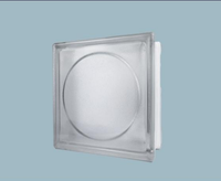 Decorative Hollow Glass Block Brick Interior Wall Partition Window Modern Design for Bathroom Living Room Facade