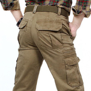 Pantaloni <span class=keywords><strong>Cargo</strong></span> da <span class=keywords><strong>Uomo</strong></span> Personalizzati all'Ingrosso, Casual, Dritti, con Ricamo, per Escursionismo e Campeggio, a Vita Media - Product Image 4
