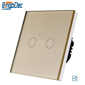 Bningoelec Retail OEM 2023 best seller Cheap smart switch alexa 2gang Smart Home wall Mechanical Normal Touch switch