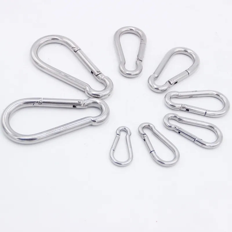 Chất lượng cao thép không gỉ i316 hoặc 304 Snap móc din5299c din5299d Carabiner móc